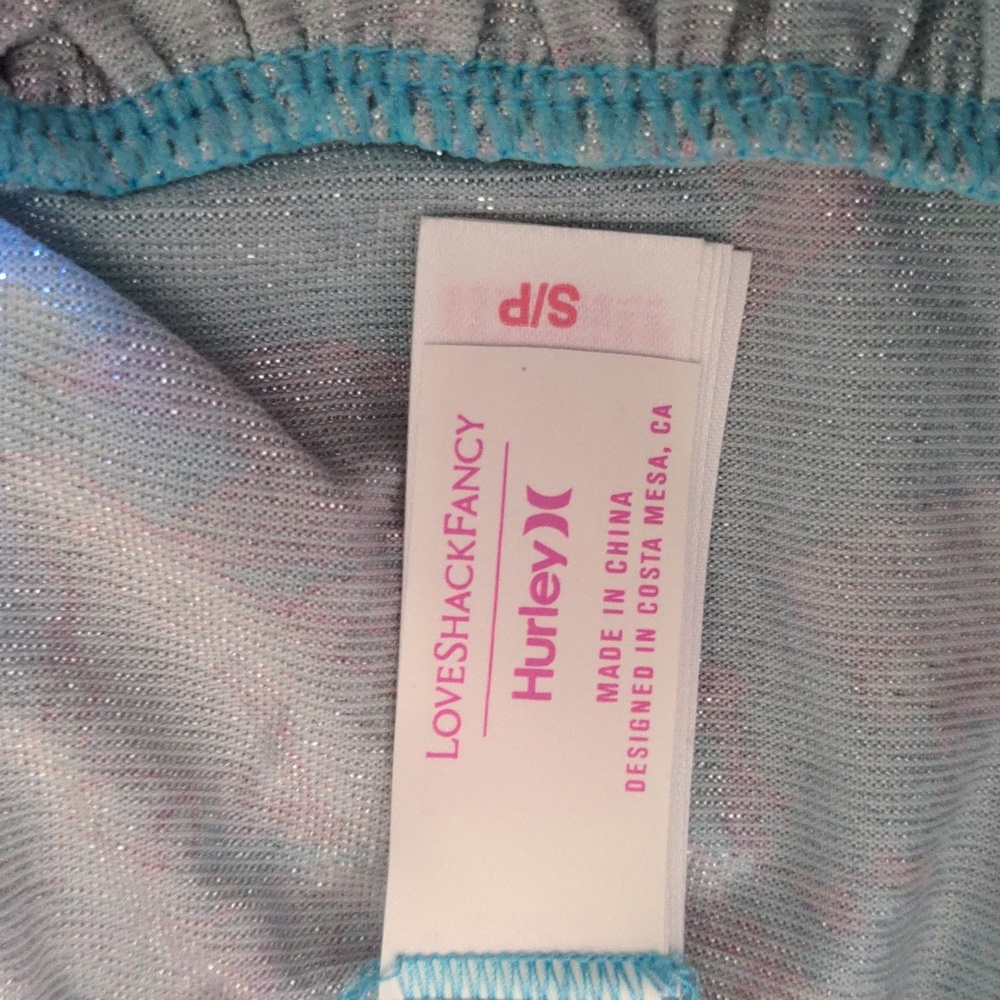 LoveShackFancy x Hurley Mermaid Shimmer Skirt Small New - Picture 6 of 7